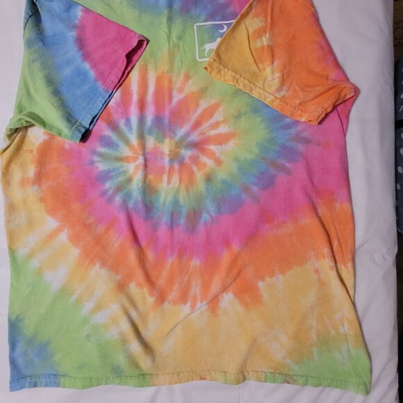 Palmetto Moon Tie Dye T Shirt with Dog, Multi Color Size Large - Picture 8 of 15